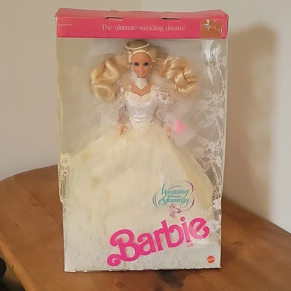Vintage Wedding Fantasy Barbie Doll 1989 Mattel African Vintage Wedding Fantasy Barbie Doll 1989 Mattel African